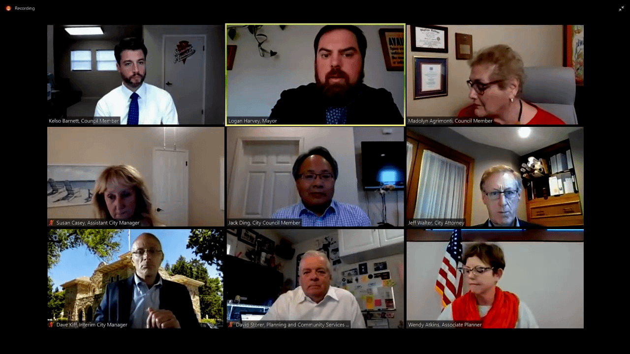 city council on zoom